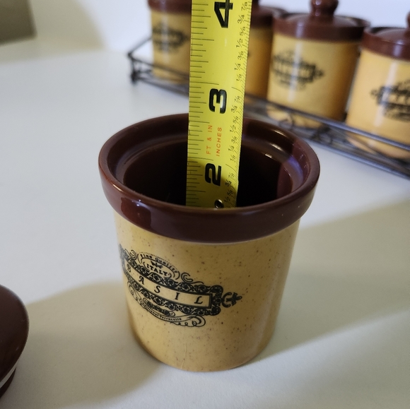 Vintage Spice Keeper Jars Rack - Picture 9 of 10